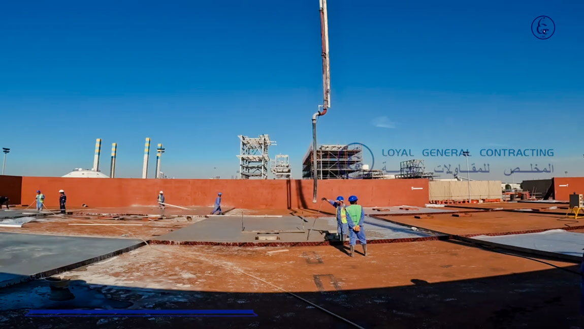 Marine and quayside concreting works